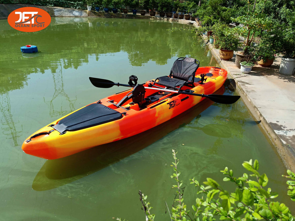 Jet Pedal 13' 3.96M 13ft Single Pedal Kayak with Aluminum Seat