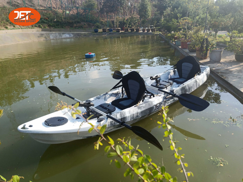 JETB 3.7M 2.5 Seaters 2+1 Double Family Fishing Kayak