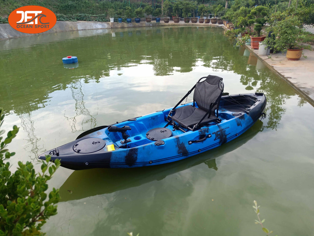 jet Tour 9'(1) 2.78M Single Sit On Top Fishing KAYAK with Aluminium Seat