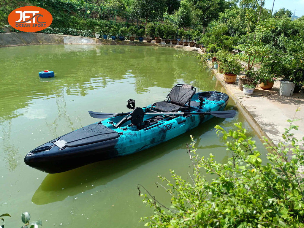 Jet Pedal 13' 3.96M 13ft Single Pedal Kayak with Aluminum Seat