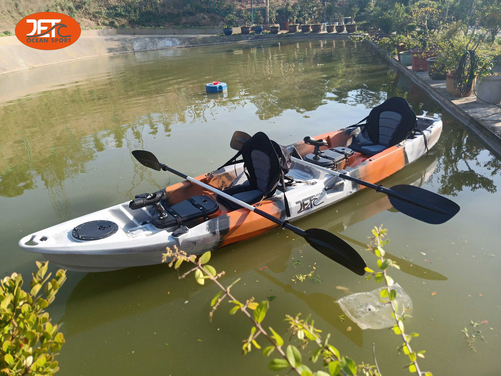 JETB 3.7M 2.5 Seaters 2+1 Double Family Fishing Kayak