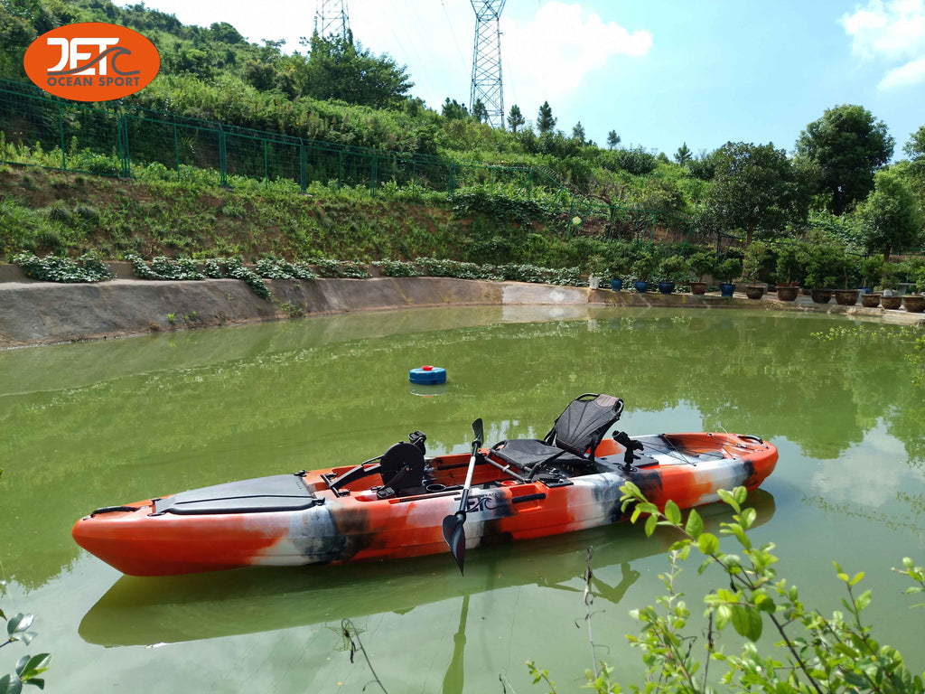 Jet Pedal 13' 3.96M 13ft Single Pedal Kayak with Aluminum Seat