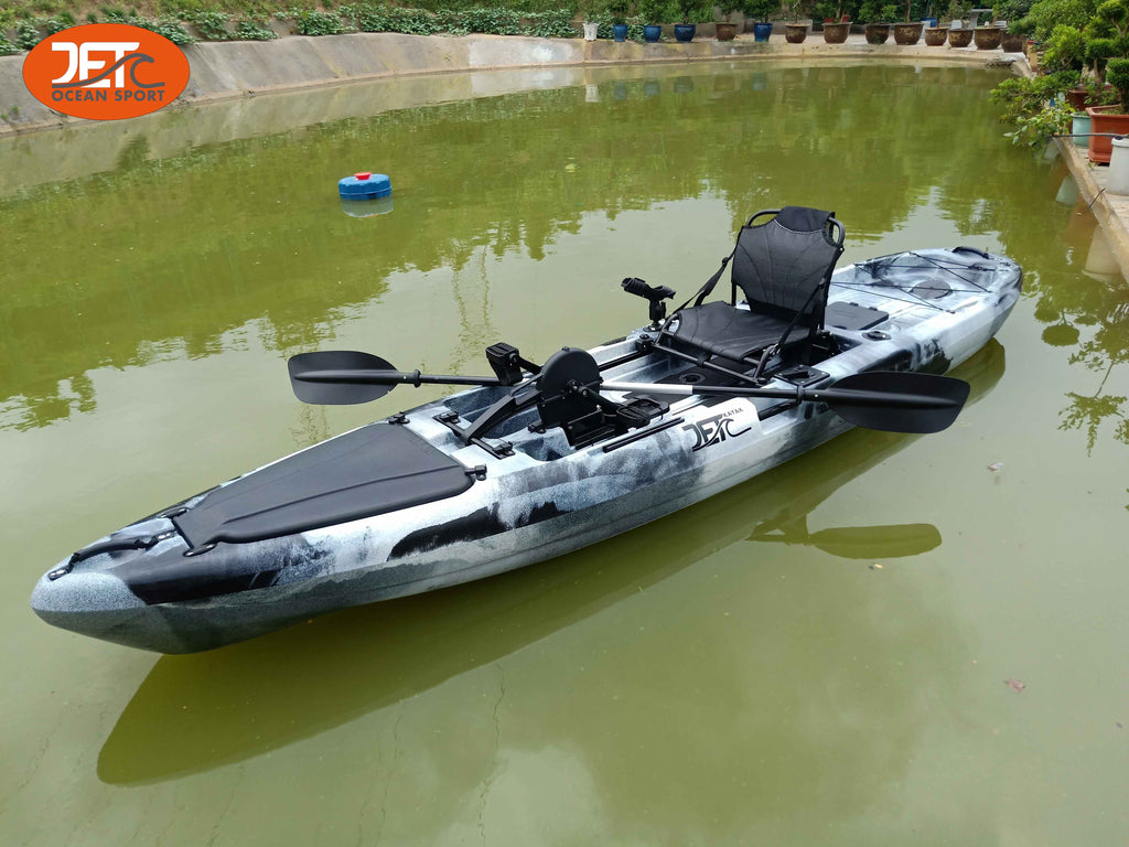 Jet Pedal 13' 3.96M 13ft Single Pedal Kayak with Aluminum Seat