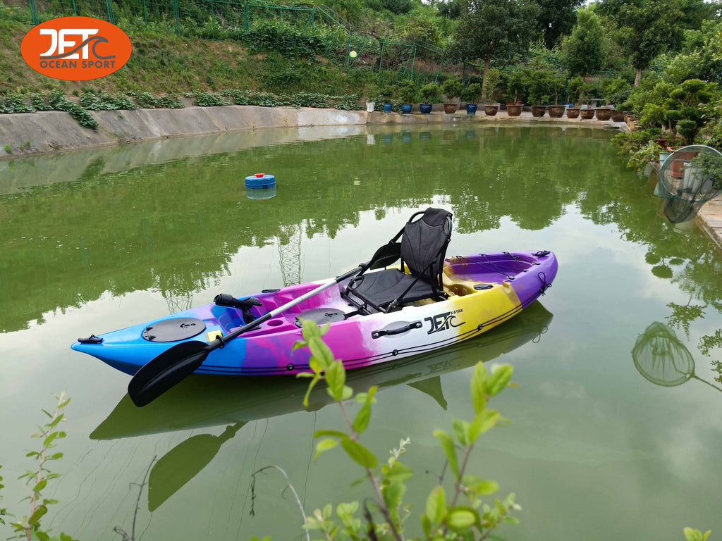 jet Tour 9'(1) 2.78M Single Sit On Top Fishing KAYAK with Aluminium Seat