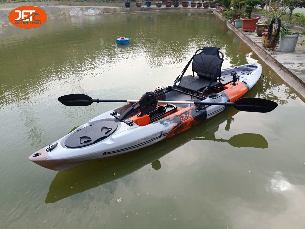 Jet Pedal 12' 3.66M 12ft Single Pedal Kayak with Aluminum Seat