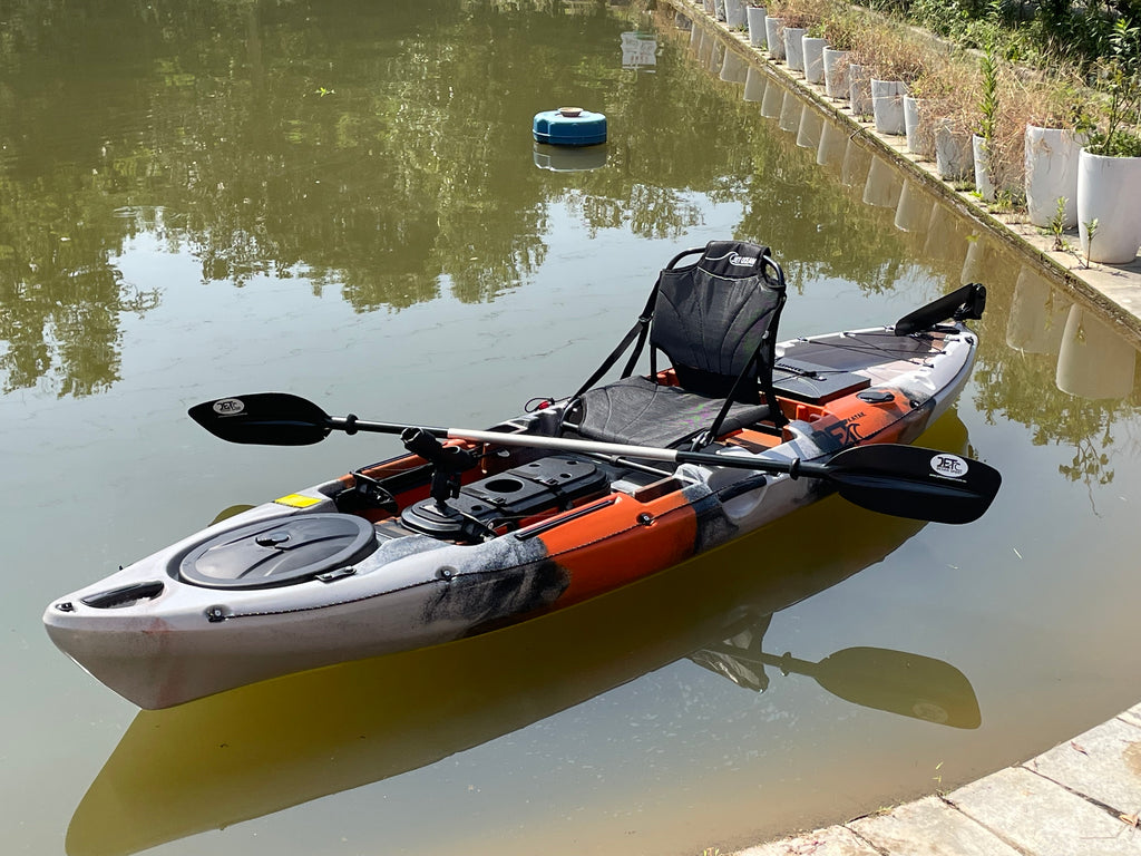Jet Fish 11'(2) 3.3M 11ft Single Sit-On Fishing Kayak with Aluminium Seat