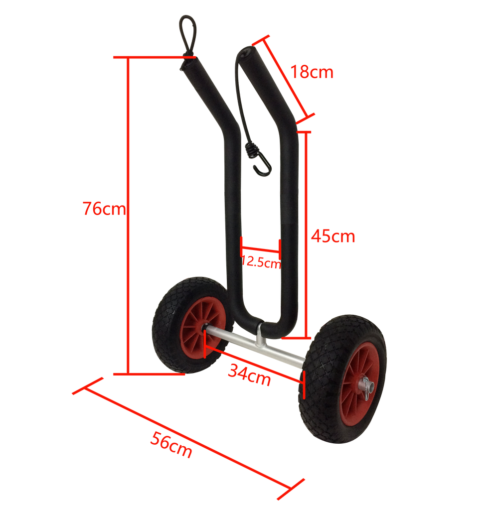 Single SUP Surfboard Trolley Stand Up Paddleboard Kayak Beach Cart-JET07012