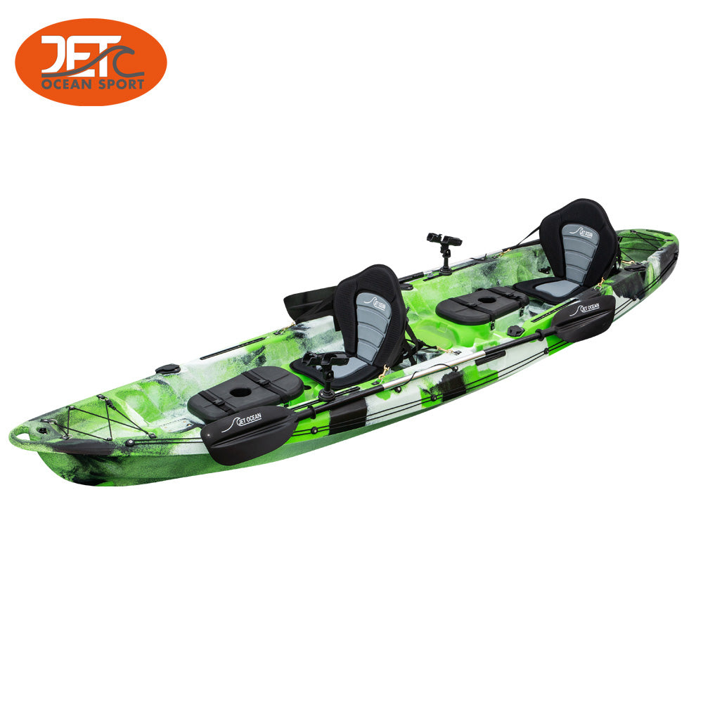 JETC 3.75M 2.5 Seaters 2+1 Double Family Fishing Kayak