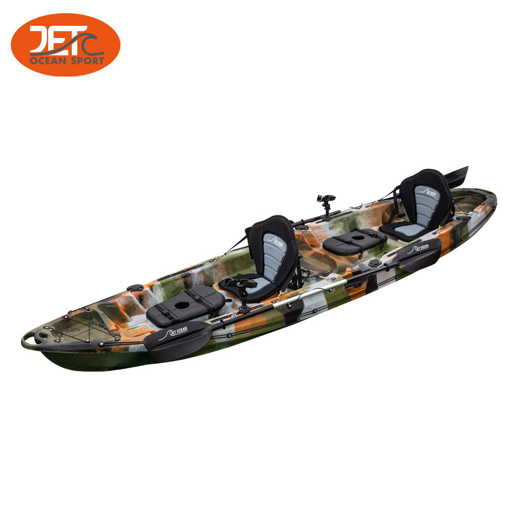 JETC 3.75M 2.5 Seaters 2+1 Double Family Fishing Kayak