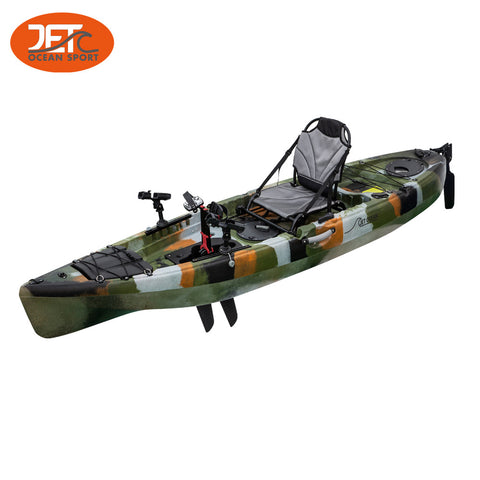JETC Tour Family-2 3.75M 2.5 Seaters 2+1 Double Family Fishing Kayak with Aluminium Seat