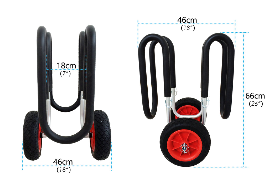 SUP Surfboard Trolley Stand Up Paddleboard Kayak Beach Cart-JET07014