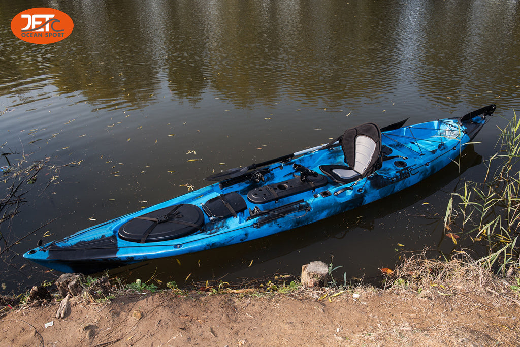 BKC FK184 9-foot Sit-on-Top Single Fishing Kayak