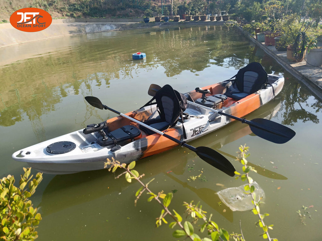 JETB 3.7M 2.5 Seaters 2+1 Double Family Fishing Kayak – Jet Ocean Sport