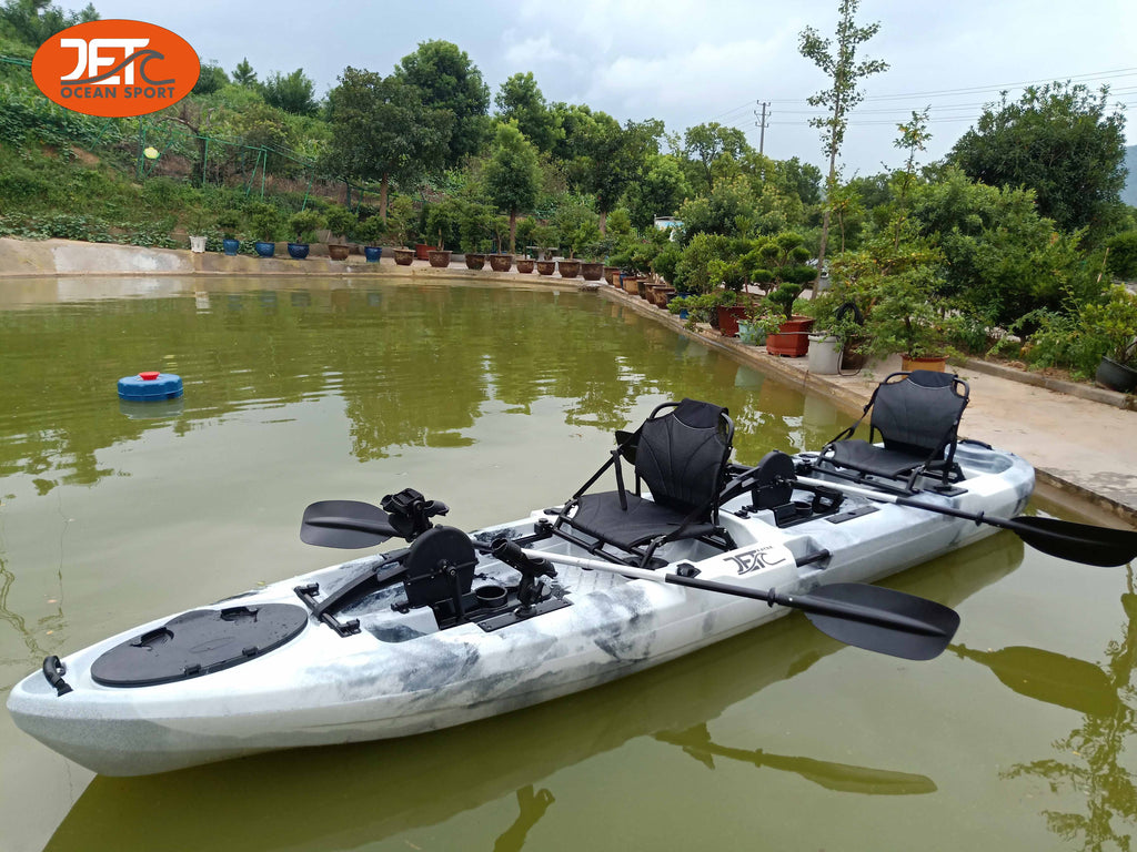 Jet Pedal 14' 4.3M 14ft Double Family Pedal Kayak with Aluminum Seat