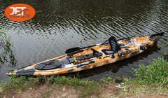 Jet Fish 14' 4.2M 14ft Single Sit-On Fishing Kayak with Soft Seat