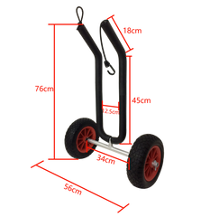 Single SUP Surfboard Trolley Stand Up Paddleboard Kayak Beach Cart-JET07012