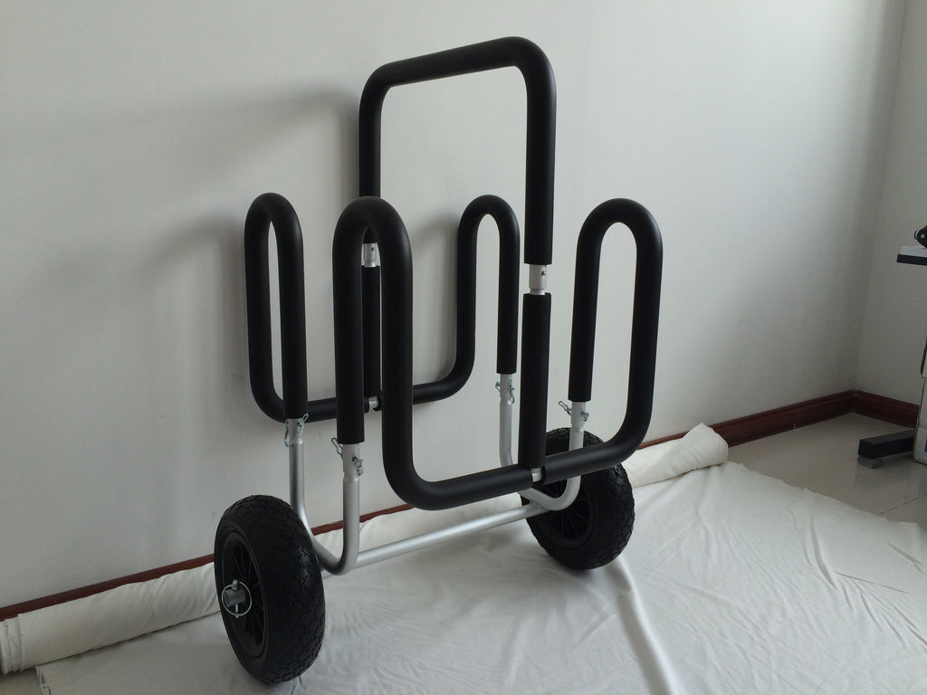 Double SUP Surfboard Trolley Stand Up Paddleboard Kayak Beach Cart-JET07007B