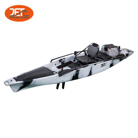 Jet Pedal 12' 3.66M 12ft Single Pedal Kayak with Aluminum Seat