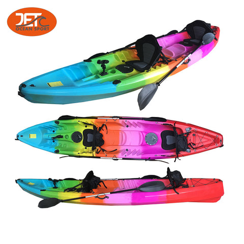 JETA 3.7M 2.5 Seaters 2+1 Double Family Fishing Kayak with Aluminium S –  Jet Ocean Sport