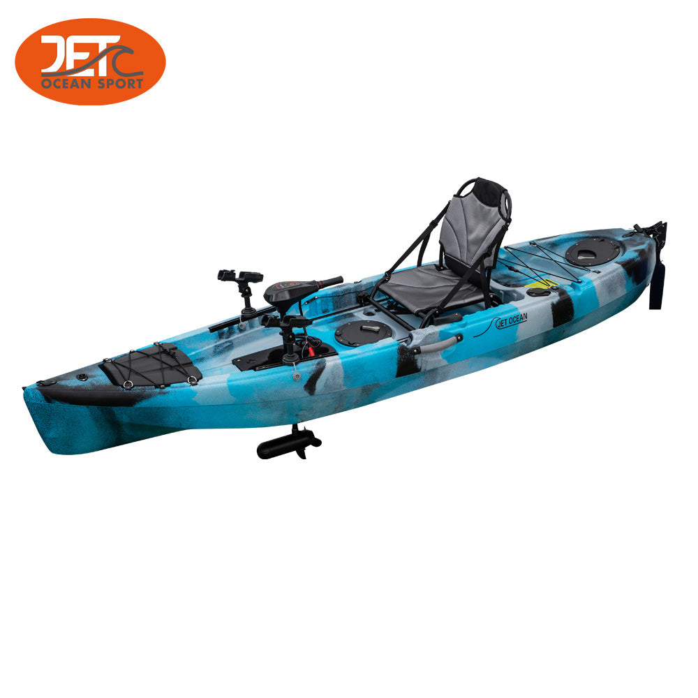 JET GENTOO Motor DRIFTER 10' 3m Single Motor Fishing Kayak – Jet