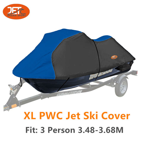 Premium 600D 2-3 Person 2.95-3.43M PWC Jet Ski Cover-JET-L